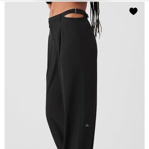 ALO Yoga Black Cut-Out Pants